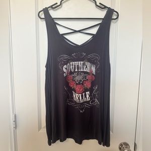Torrid Southern Belle Tank Top Size 1X/1